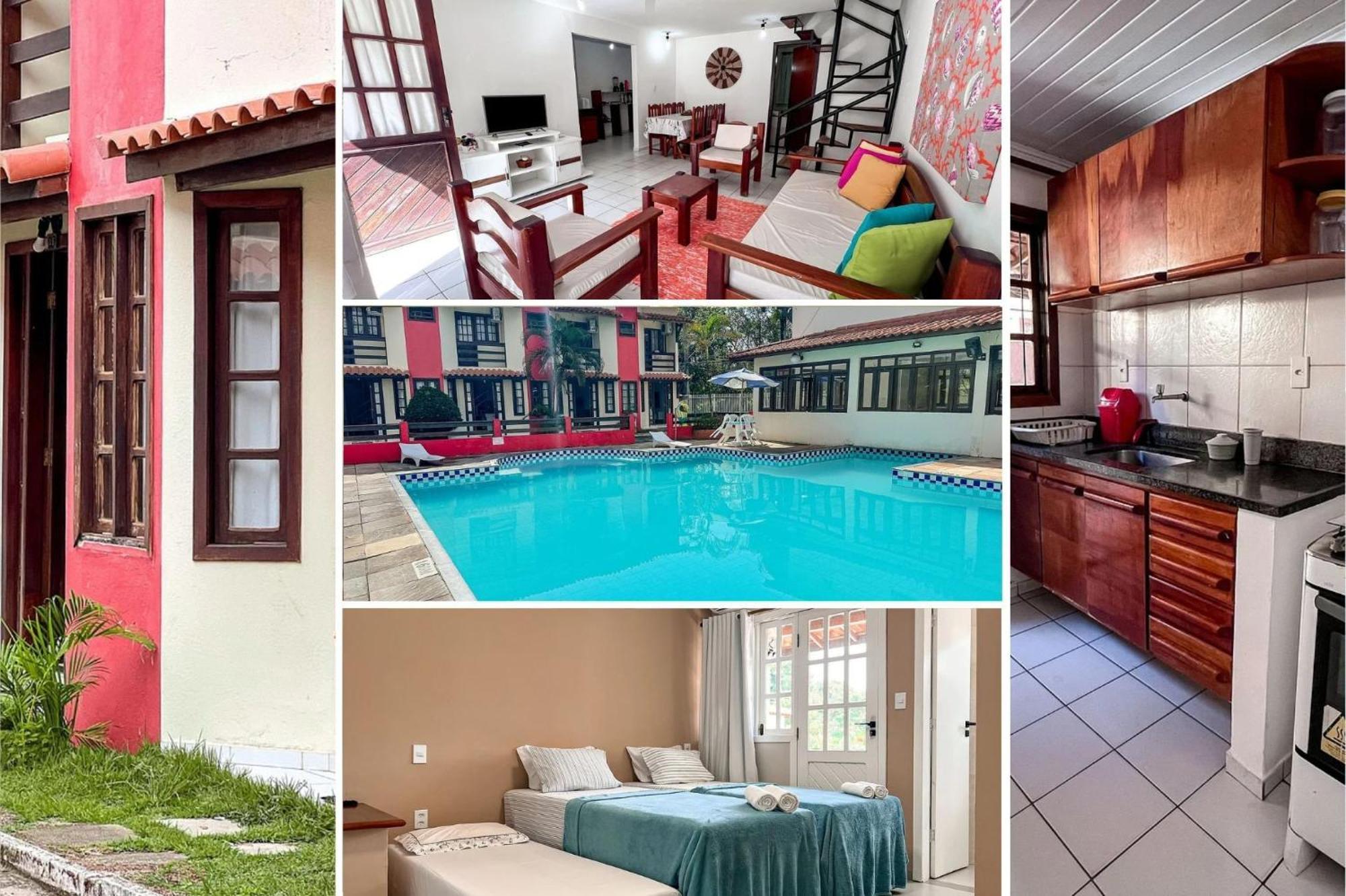 Holiday home Residencial Taperapua: Beachfront With Pool And High-speed Internet